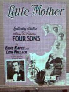 Four Sons song Little Mother 1928 Vic Meyers