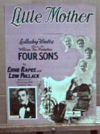Four Sons song Little Mother 1928 Vic Meyers
