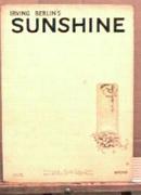 Irving Berlins's Sunshine 1928 Excellent
