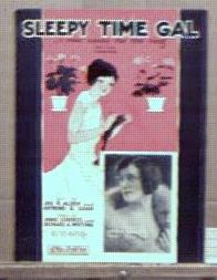 Sleep Time Gal Fox Trot 1925 Lydia Harris