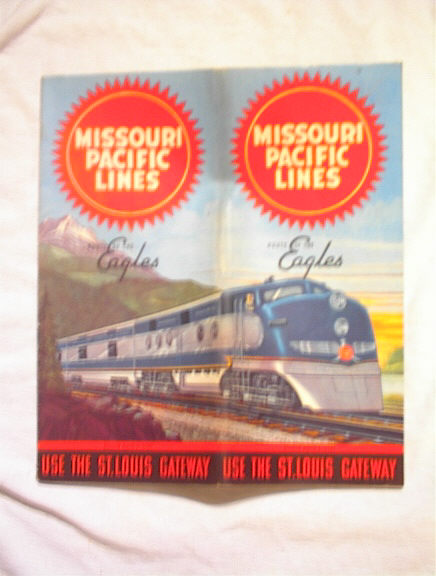 4/1/1947 MISSOURI PACIFIC LINES TIME CHART