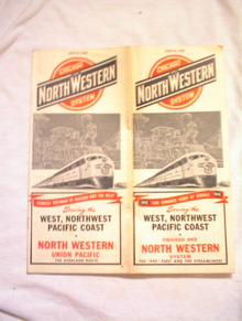 6/20/1948 CHICAGO & NORTH WESTERN TIME CHART