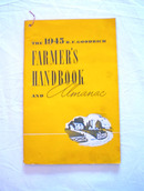 1945 FARMER'S HANDBOOK & ALMANAC B.F.GOODRICH
