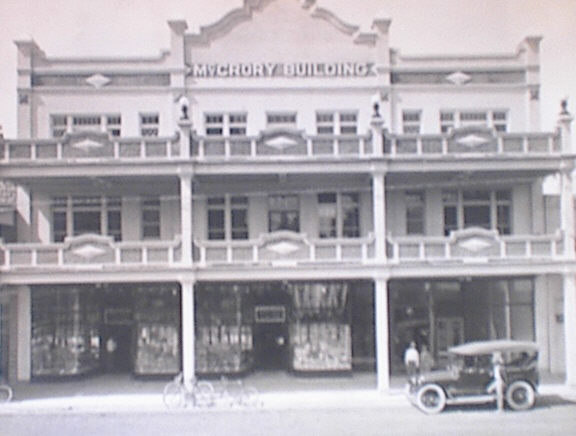Great RARE photo of front of Mccory Building