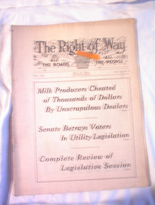 The Right Of Way,5/31,Milk Producers Cheated