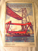 Standard Oil Bulletion,Feb 1936,GREAT COVER