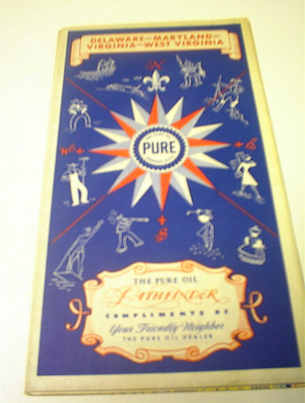 PURE road map of Delaware-Maryland-Virginia