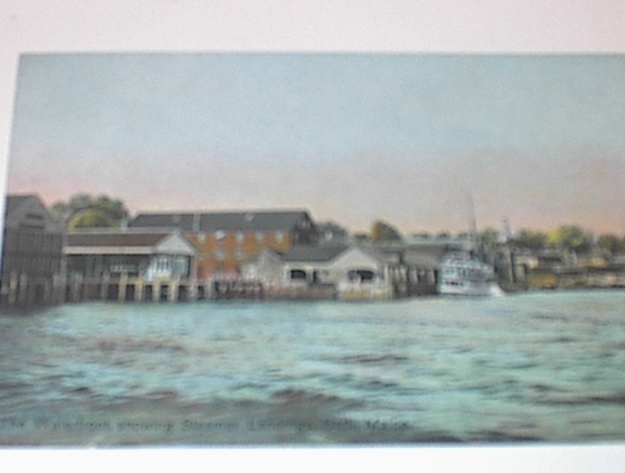 1908 The Waterfront,Steamer landings,Bath,Me