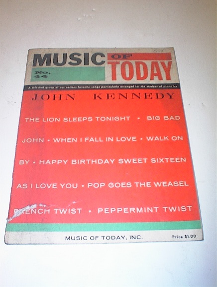 MUSIC of TODAY John Kennedy,1961