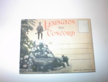 1940's Scenic Folder Lexington and Concord
