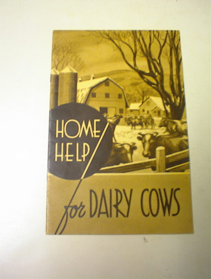 Home Help for Dairy Cows 1939-1940