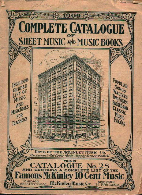 Music Catalog from 1909!