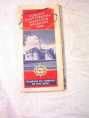 1939 ESSO MAP OF VIRGINIA,WEST VIRGINIA
