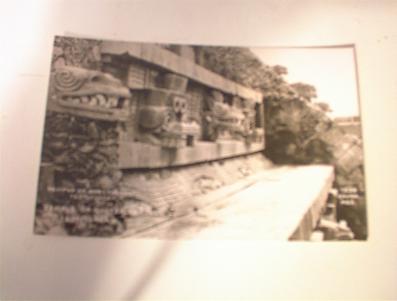 c1940 Temple of Quetzalcoatl Teotihuacan