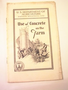 Farmers'Bulletin No.1772 Concrete on the Farm