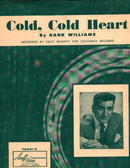 Cold Cold Heart By H.Williams, Sung by Tony B