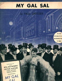 My Gal Sal by Paul Dresser! Rita Hayworth!