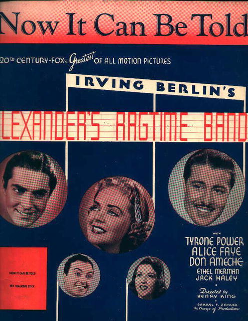 Now it Can Be Told from Alexanders Ragtime Bd