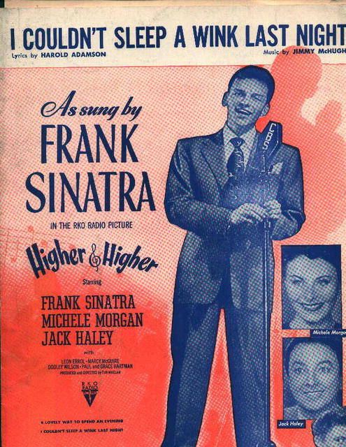 I Couldn't Sleep a Wink Last Night-Sinatra!