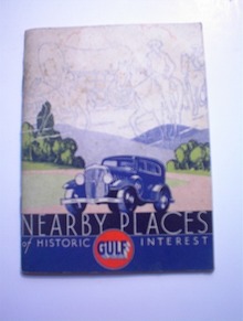 1932 GULF Nearby Places of Historic Interest
