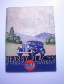 1932 GULF Nearby Places of Historic Interest