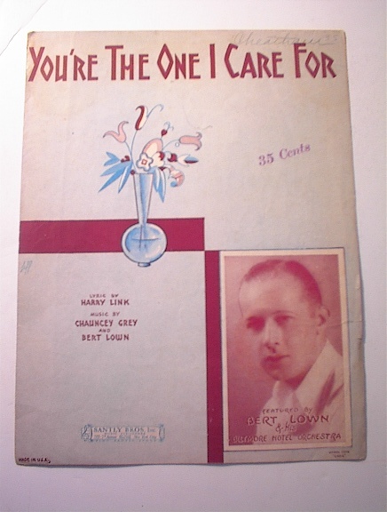 You're The One I Care For Lyric by Harry Link