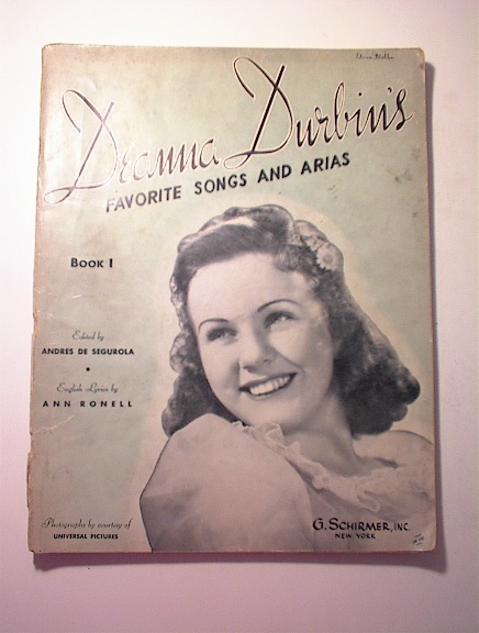 Deannz Durbin's Favorite Songs And Aias,1939