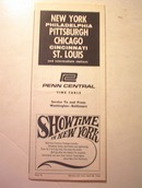 1968 Penn Central Time Table