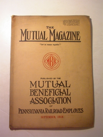 The Mutual Magazine,Pennsylvania RR,9/1918