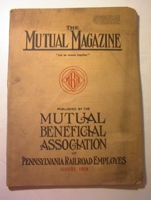 The Mutual Magazine,Pennsylvania RR,8/1918