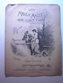1891 Little Maggie Magee Waltz Song/Chorus