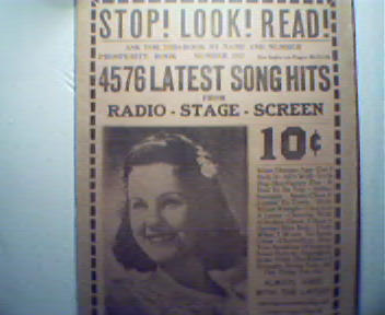 Radio Stage and Screen Latest Song Hits! 4576