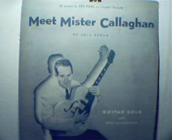 Meet Mister Callaghan by Eric Spear