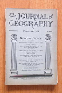 Journal of Geography 2/1924 for Educators and Teachers