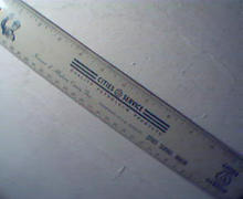 Cities Service Dealer Steel Ruler!