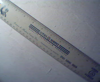Cities Service Dealer Steel Ruler!