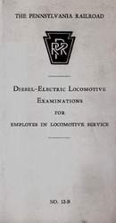 PA Railroad Locomotive Examinations; 1958