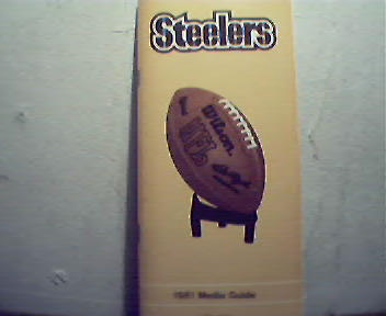 Steelers 1981 Media Guide!