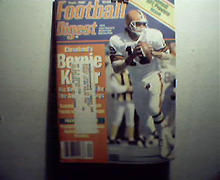 Football Digest-9/87 Billy Kilmer, AFC and NFC Leaders!