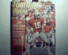 Football Digest-5/6-82 Super Bowl XIV,Joe Montana,More!
