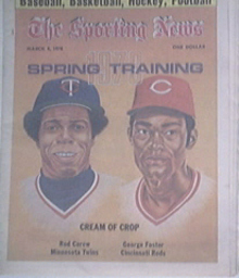 The Sporting News 3/4/1978 Rod Carew, George Foster
