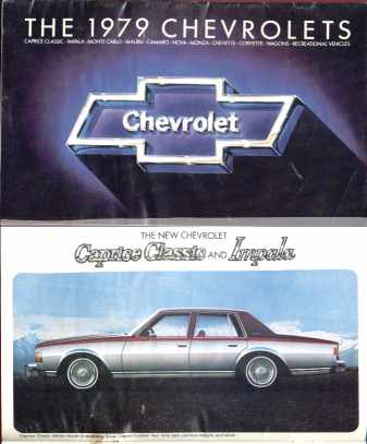 The 1979 Chevrolets Photo Booklet