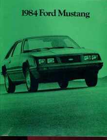 1984 Ford Mustang Sales Photo Booklet