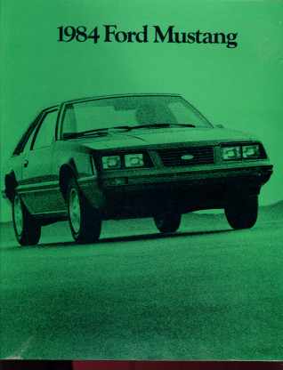1984 Ford Mustang Sales Photo Booklet