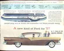 A New Kind of Ford for '57 ad great artwork
