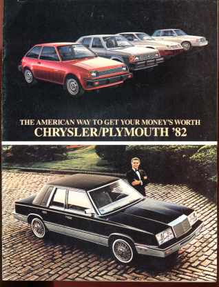 Chrysler plymouth '82 Photo Ad Brochure