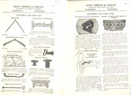 1925 Equipment for Ford Cars Dealers Ad Pages