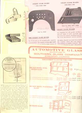 1925 Glass & Visors for Ford Cars & more ads