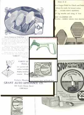 1925 Ford Handle, Pedal & More Extensions Ads