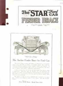 1925 Ford Car Fender Braces Grt Dealers Ads